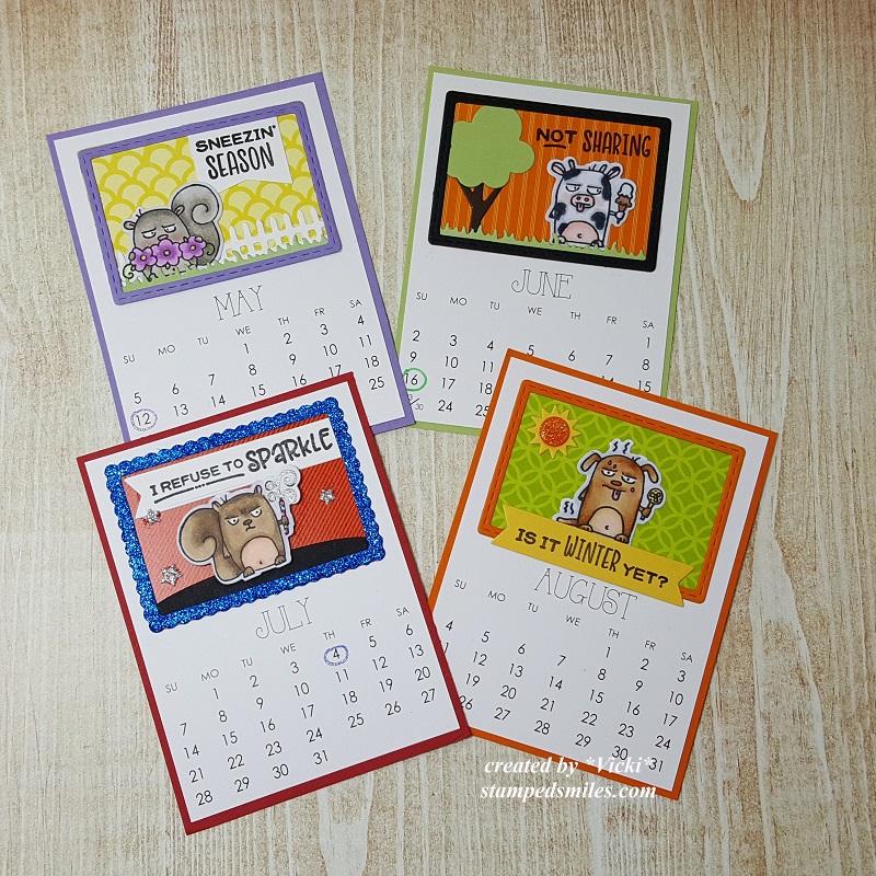 Vicki-Calendar Months-May-Aug